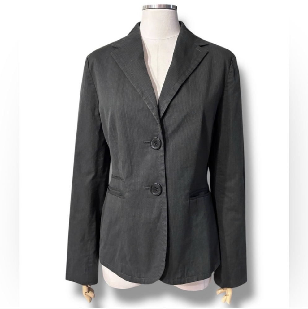 GAP Black Wash Two Button Blazer - image 10